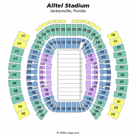 Jacksonville Jaguars Seating Chart